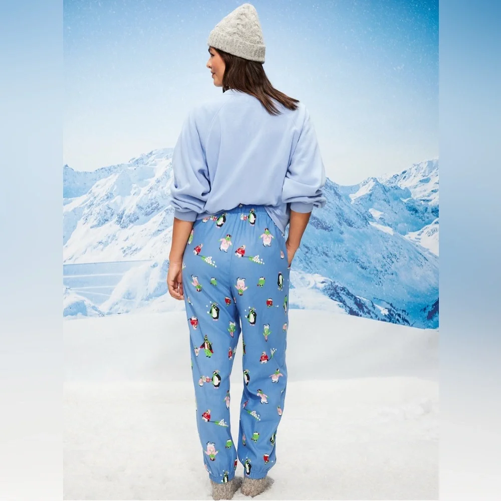🆕 Old Navy Women's High-Waisted Flannel Pajama Jogger Bottoms PJ Pants M (8-10)